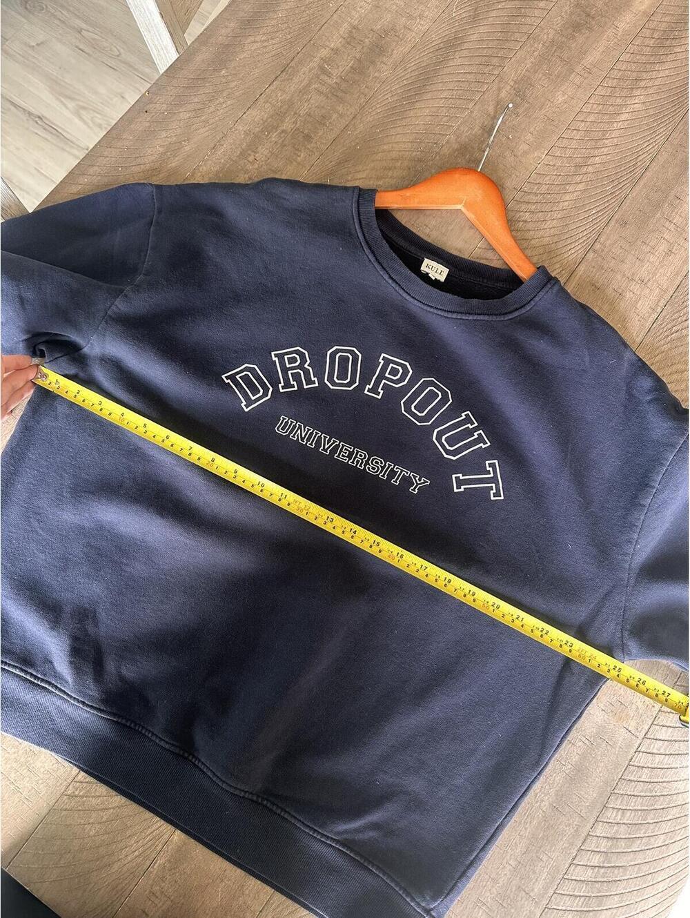 KULE Organic Cotton Raleigh Dropout University Crewneck Sweatshirt Women’s Large - Picture 9 of 11